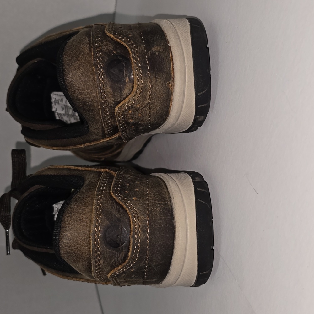 Airwalk Brown Leather Safety Sneakers Composite Toe Mens Size 11.5 - Picture 6 of 15